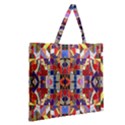 Pattern-35 Zipper Large Tote Bag View2