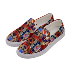 Pattern-35 Women s Canvas Slip Ons