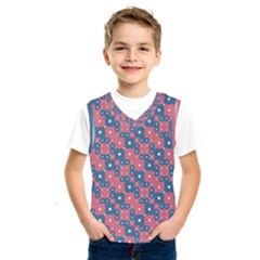 Squares And Circles Motif Geometric Pattern Kids  Sportswear by dflcprints