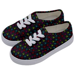 Roses Raining For Love  In Pop Art Kids  Classic Low Top Sneakers by pepitasart