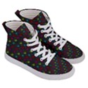 Roses Raining For Love  In Pop Art Women s Hi-Top Skate Sneakers View3