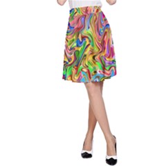 Colorful-2 A-line Skirt by ArtworkByPatrick