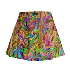 Colorful-2 Mini Flare Skirt by ArtworkByPatrick