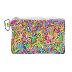 Colorful-2 Canvas Cosmetic Bag (large) by ArtworkByPatrick