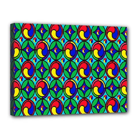 Colorful-4 Canvas 16  X 12  by ArtworkByPatrick