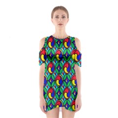 Colorful-4 Shoulder Cutout One Piece by ArtworkByPatrick