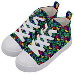 Colorful-4 Kid s Mid-top Canvas Sneakers