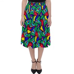 Colorful-4 1 Folding Skater Skirt