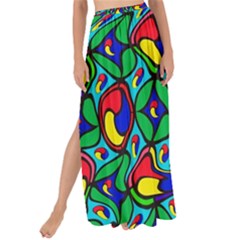 Colorful-4 1 Maxi Chiffon Tie-up Sarong by ArtworkByPatrick