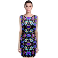 Colorful-5 Classic Sleeveless Midi Dress by ArtworkByPatrick