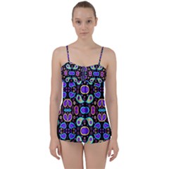 Colorful-5 Babydoll Tankini Set by ArtworkByPatrick