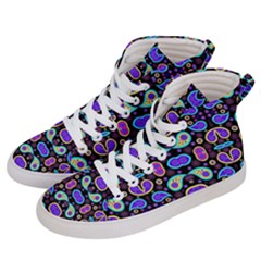 Colorful-5 Women s Hi-top Skate Sneakers