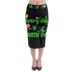 Earth Day Midi Pencil Skirt by Valentinaart