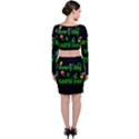 Earth Day Long Sleeve Crop Top & Bodycon Skirt Set View2