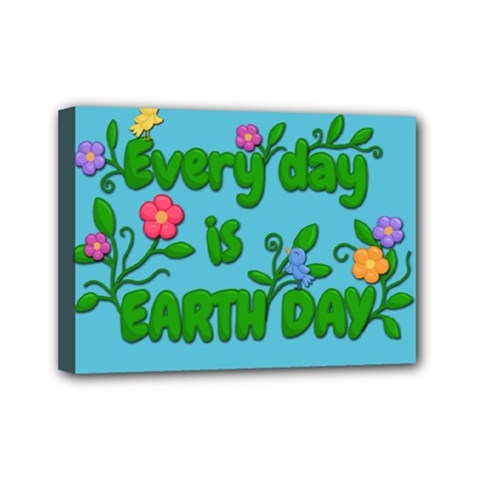 Earth Day Mini Canvas 7  X 5  by Valentinaart