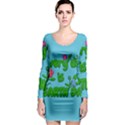 Earth Day Long Sleeve Bodycon Dress View1