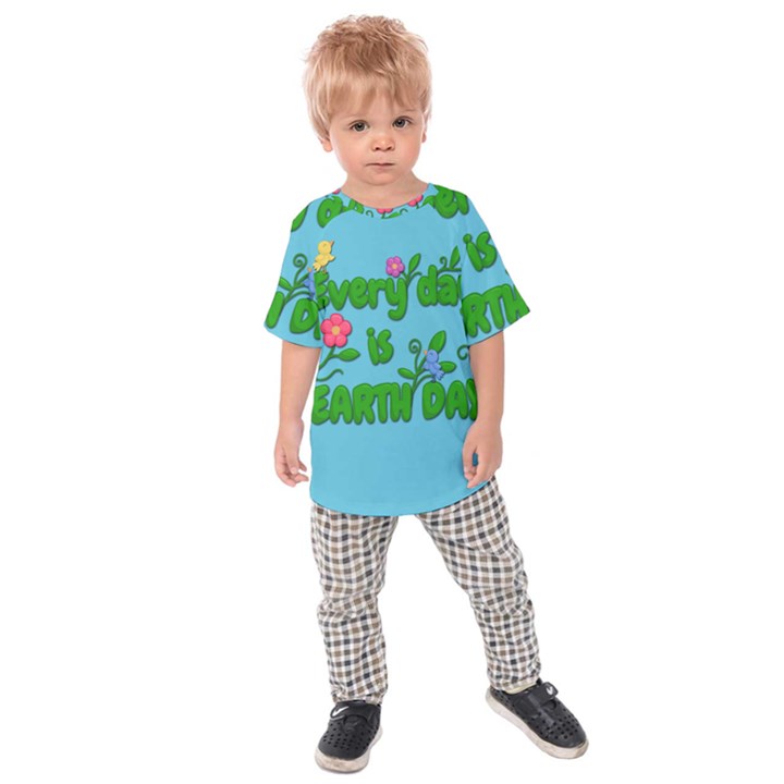 Earth Day Kids Raglan Tee