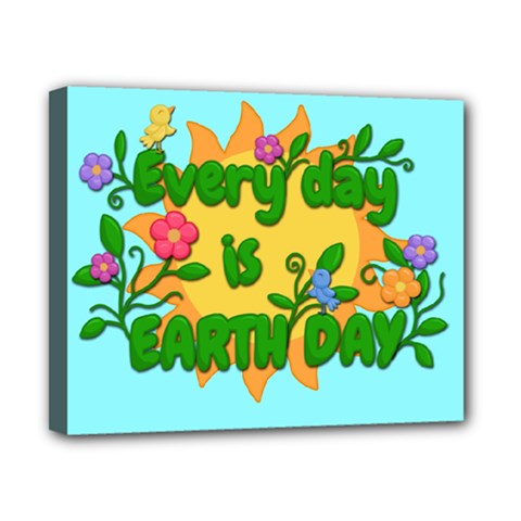 Earth Day Canvas 10  X 8  by Valentinaart