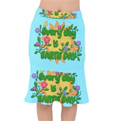 Earth Day Mermaid Skirt by Valentinaart