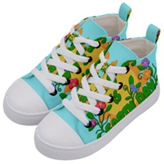 Earth Day Kid s Mid-top Canvas Sneakers