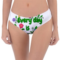 Earth Day Reversible Classic Bikini Bottoms by Valentinaart