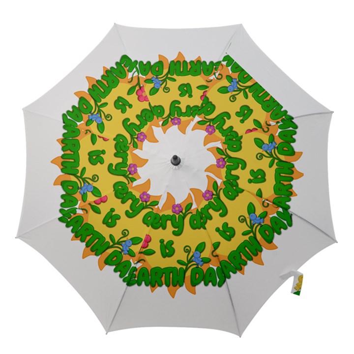 Earth Day Hook Handle Umbrellas (Medium)