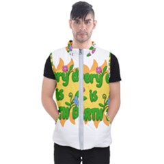 Earth Day Men s Puffer Vest by Valentinaart