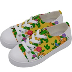 Earth Day Kids  Low Top Canvas Sneakers by Valentinaart