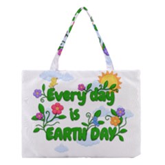 Earth Day Medium Tote Bag by Valentinaart