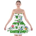 Earth Day Strapless Bra Top Dress View1