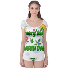 Earth Day Boyleg Leotard  by Valentinaart