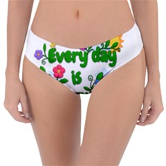 Earth Day Reversible Classic Bikini Bottoms by Valentinaart