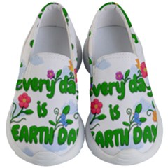 Earth Day Kid s Lightweight Slip Ons by Valentinaart