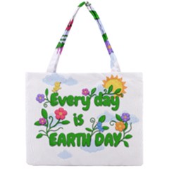 Earth Day Mini Tote Bag by Valentinaart