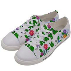 Earth Day Women s Low Top Canvas Sneakers by Valentinaart