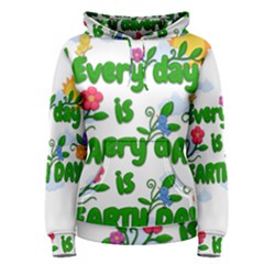 Earth Day Women s Pullover Hoodie by Valentinaart