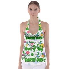 Earth Day Babydoll Tankini Top by Valentinaart