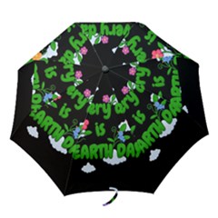 Earth Day Folding Umbrellas by Valentinaart