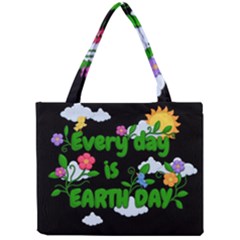 Earth Day Mini Tote Bag by Valentinaart