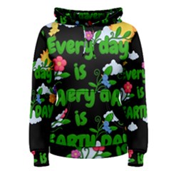 Earth Day Women s Pullover Hoodie by Valentinaart