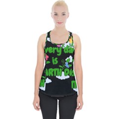 Earth Day Piece Up Tank Top by Valentinaart