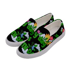 Earth Day Women s Canvas Slip Ons by Valentinaart