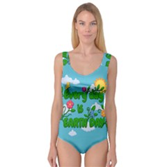 Earth Day Princess Tank Leotard  by Valentinaart