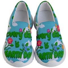 Earth Day Kid s Lightweight Slip Ons by Valentinaart