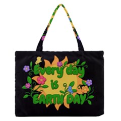 Earth Day Zipper Medium Tote Bag by Valentinaart