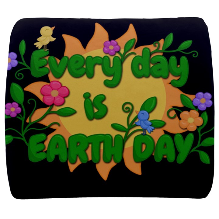 Earth day Back Support Cushion