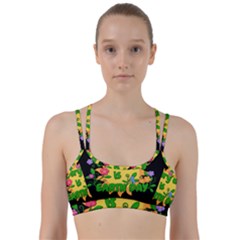 Earth Day Line Them Up Sports Bra by Valentinaart