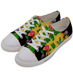 Earth Day Women s Low Top Canvas Sneakers by Valentinaart