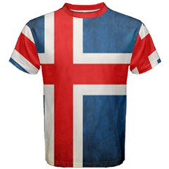 Iceland Flag Men s Cotton Tee by Valentinaart