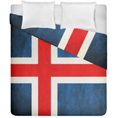 Iceland Flag Duvet Cover Double Side (california King Size) by Valentinaart